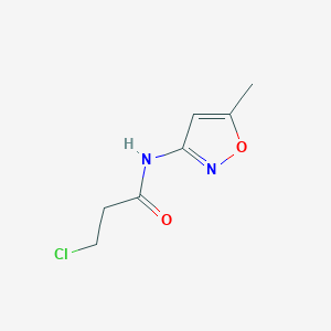 3-chloro-N-(5-methyl-1,2-oxazol-3-yl)propanamide