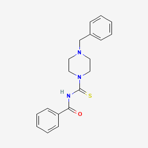 molecular formula C19H21N3OS B2707645 N-(4-benzylpiperazine-1-carbothioyl)benzamide CAS No. 329795-86-0