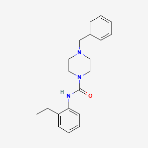 molecular formula C20H25N3O B2707727 4-benzyl-N-(2-ethylphenyl)piperazine-1-carboxamide CAS No. 890570-79-3