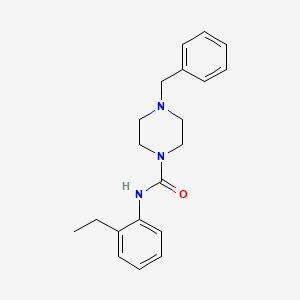 molecular formula C20H25N3O B2707727 4-苄基-N-(2-乙基苯基)哌嗪-1-甲酰胺 CAS No. 890570-79-3