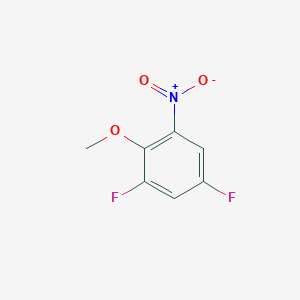 molecular formula C7H5F2NO3 B2707754 1,5-Difluoro-2-methoxy-3-nitrobenzene CAS No. 441-31-6