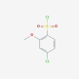molecular formula C7H6Cl2O3S B2707783 4-氯-2-甲氧基苯磺酰氯 CAS No. 612541-13-6