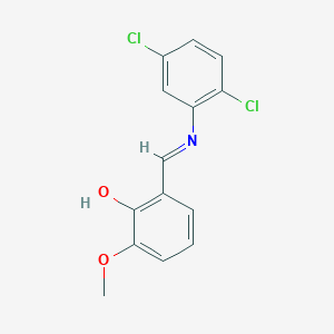 2-{(E)-[(2,5-dichlorophenyl)imino]methyl}-6-methoxyphenol