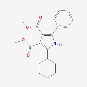 molecular formula C20H23NO4 B270786 dimethyl 2-cyclohexyl-5-phenyl-1H-pyrrole-3,4-dicarboxylate 
