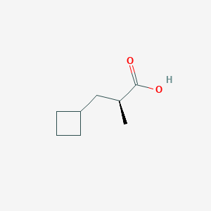 molecular formula C8H14O2 B2707861 (2S)-3-cyclobutyl-2-methylpropanoic acid CAS No. 2248187-83-7