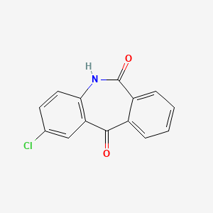 molecular formula C14H8ClNO2 B2707873 2-Chloro-5H-dibenzo[b,e]azepine-6,11-dione CAS No. 786-87-8