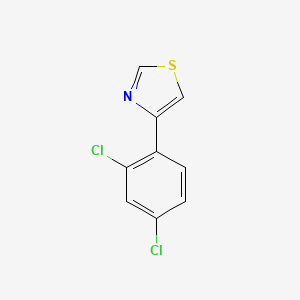 molecular formula C9H5Cl2NS B2707875 4-(2,4-Dichlorophenyl)-1,3-thiazole CAS No. 383145-54-8