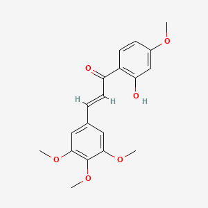 molecular formula C19H20O6 B2707879 2'-Hydroxy-3,4,4',5-tetramethoxychalcone CAS No. 142955-69-9