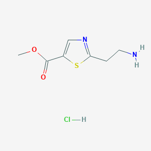 Methyl 2-(2-aminoethyl)-1,3-thiazole-5-carboxylate hydrochloride