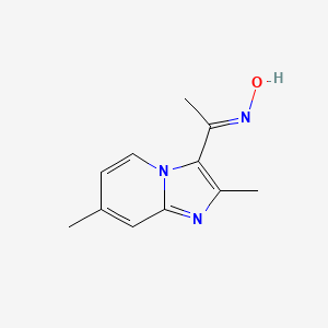 1-(2,7-Dimethylimidazo[1,2-a]pyridin-3-yl)-1-ethanone oxime