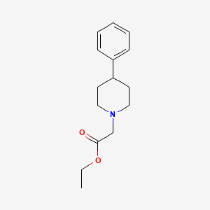 molecular formula C15H21NO2 B2707908 Ethyl 2-(4-phenylpiperidin-1-yl)acetate CAS No. 84864-27-7