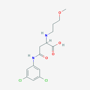 4-((3,5-Dichlorophenyl)amino)-2-((3-methoxypropyl)amino)-4-oxobutanoic acid