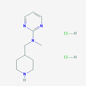 N-Methyl-N-(piperidin-4-ylmethyl)pyrimidin-2-amine;dihydrochloride