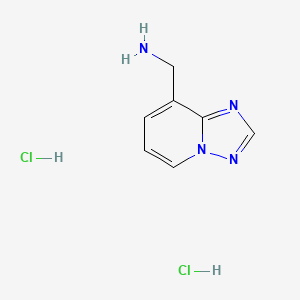 [1,2,4]Triazolo[1,5-a]pyridin-8-ylmethanamine dihydrochloride