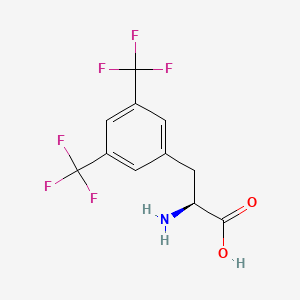 (2S)-2-amino-3-[3,5-bis(trifluoromethyl)phenyl]propanoic acid