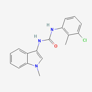 molecular formula C17H16ClN3O B2707998 1-(3-chloro-2-methylphenyl)-3-(1-methyl-1H-indol-3-yl)urea CAS No. 941968-79-2