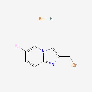 2-(Bromomethyl)-6-fluoroimidazo[1,2-a]pyridine hydrobromide