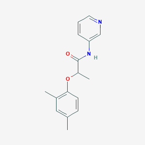 molecular formula C16H18N2O2 B270805 2-(2,4-dimethylphenoxy)-N-(3-pyridinyl)propanamide 