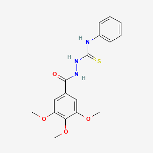 4-Phenyl-1-(3,4,5-trimethoxybenzoyl)thiosemicarbazide