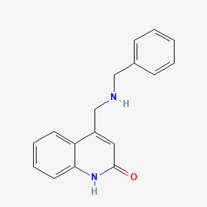 molecular formula C17H16N2O B2708087 4-((Benzylamino)methyl)quinolin-2-ol CAS No. 333984-69-3