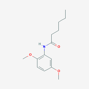 molecular formula C14H21NO3 B270809 N-(2,5-dimethoxyphenyl)hexanamide 