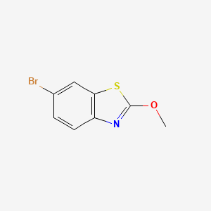 molecular formula C8H6BrNOS B2708161 6-Bromo-2-methoxybenzo[d]thiazole CAS No. 1805217-96-2