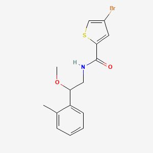 4-bromo-N-(2-methoxy-2-(o-tolyl)ethyl)thiophene-2-carboxamide