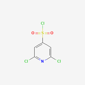 molecular formula C5H2Cl3NO2S B2708170 2,6-二氯吡啶-4-磺酰氯 CAS No. 1058741-91-5