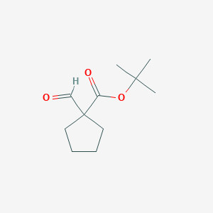 B2708177 Tert-butyl 1-formylcyclopentane-1-carboxylate CAS No. 1546151-07-8