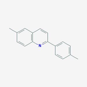 molecular formula C17H15N B270819 6-Methyl-2-(4-methylphenyl)quinoline 