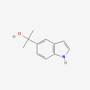 molecular formula C11H13NO B2708236 2-(1H-indol-5-yl)propan-2-ol CAS No. 144453-57-6