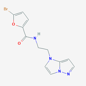 N-(2-(1H-imidazo[1,2-b]pyrazol-1-yl)ethyl)-5-bromofuran-2-carboxamide