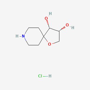 (3R,4R)-1-Oxa-8-azaspiro[4.5]decane-3,4-diol;hydrochloride