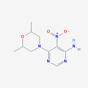 6-(2,6-Dimethylmorpholino)-5-nitropyrimidin-4-amine