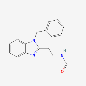 N-[2-(1-benzyl-1H-benzimidazol-2-yl)ethyl]acetamide