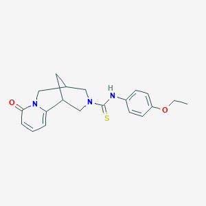 N-(4-ethoxyphenyl)-8-oxo-1,5,6,8-tetrahydro-2H-1,5-methanopyrido[1,2-a][1,5]diazocine-3(4H)-carbothioamide