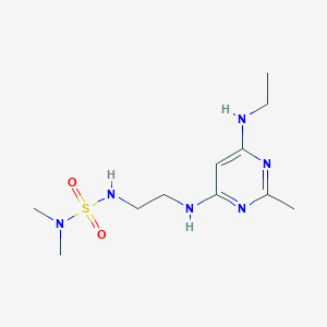 4-[2-(Dimethylsulfamoylamino)ethylamino]-6-(ethylamino)-2-methylpyrimidine