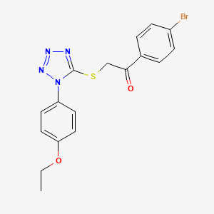 1-(4-bromophenyl)-2-((1-(4-ethoxyphenyl)-1H-tetrazol-5-yl)thio)ethanone