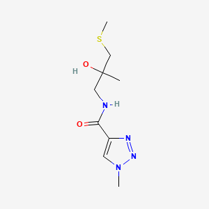 N-(2-hydroxy-2-methyl-3-(methylthio)propyl)-1-methyl-1H-1,2,3-triazole-4-carboxamide