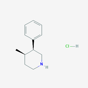 molecular formula C12H18ClN B2708351 (3S,4R)-4-Methyl-3-phenylpiperidine;hydrochloride CAS No. 2307758-27-4