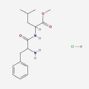 2-(2-Amino-3-phenyl-propionylamino)-4-methyl-pentanoic acid methyl ester hydrochloride