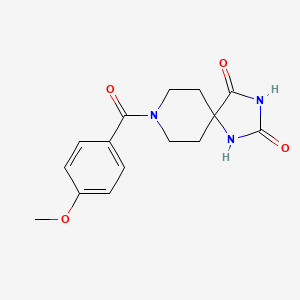 8-(4-Methoxybenzoyl)-1,3,8-triazaspiro[4.5]decane-2,4-dione