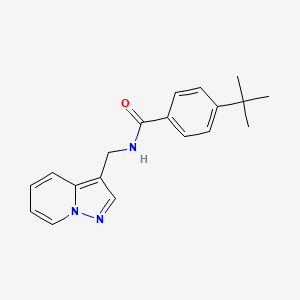 4-(tert-butyl)-N-(pyrazolo[1,5-a]pyridin-3-ylmethyl)benzamide