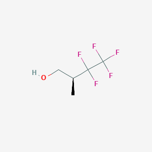 molecular formula C5H7F5O B2708388 (2S)-3,3,4,4,4-Pentafluoro-2-methylbutan-1-ol CAS No. 2248210-27-5