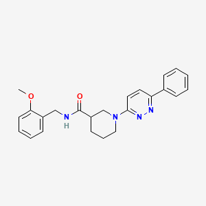 molecular formula C24H26N4O2 B2708458 N-(2-methoxybenzyl)-1-(6-phenylpyridazin-3-yl)piperidine-3-carboxamide CAS No. 1203218-14-7