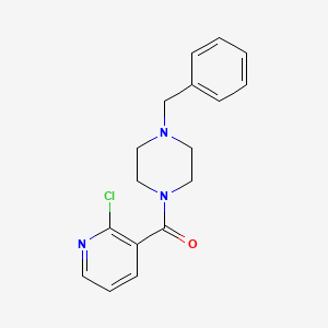 molecular formula C17H18ClN3O B2708472 (4-Benzylpiperazin-1-yl)(2-chloropyridin-3-yl)methanone CAS No. 544428-67-3