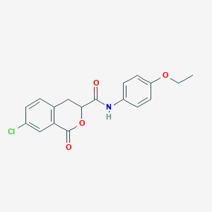 7-chloro-N-(4-ethoxyphenyl)-1-oxo-3,4-dihydro-1H-isochromene-3-carboxamide