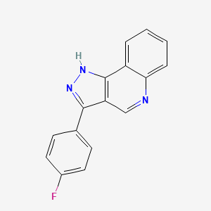 3-(4-Fluoro-phenyl)-1H-pyrazolo[4,3-c]quinoline