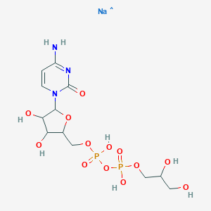 molecular formula C12H19N3Na2O13P2 B027086 5'-二磷酸胞苷二钠盐 CAS No. 102601-56-9
