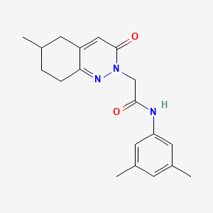 molecular formula C19H23N3O2 B2708611 N-(3,5-dimethylphenyl)-2-(6-methyl-3-oxo-5,6,7,8-tetrahydrocinnolin-2(3H)-yl)acetamide CAS No. 932997-45-0